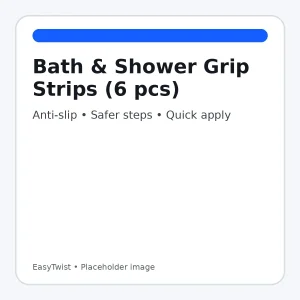 EasyTwist — Bath & Shower Grip Strips (6 pcs)