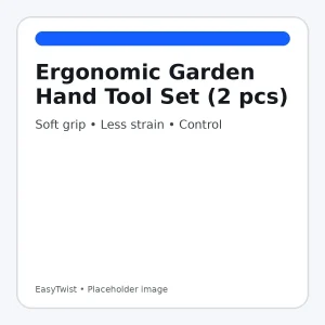 EasyTwist — Ergonomic Garden Hand Tool Set (2 pcs)